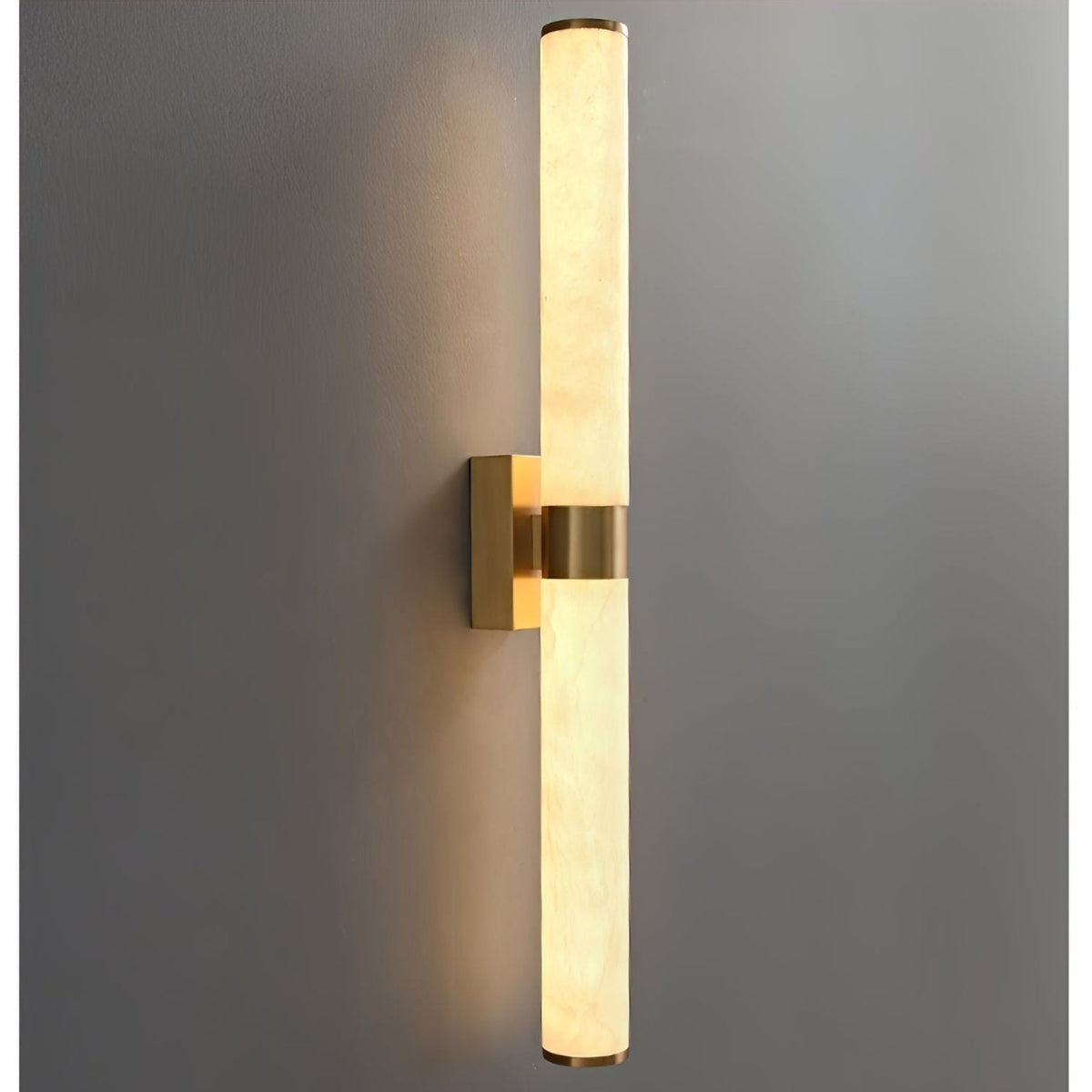 Olmirira aplique de pared minimalista en alabastro