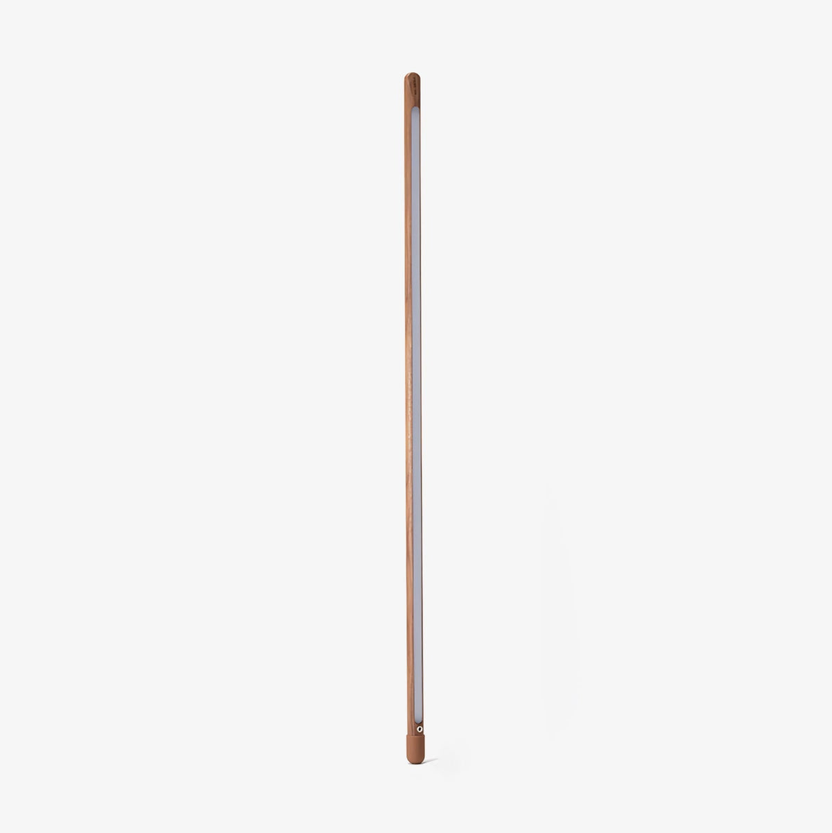 Echo lámpara de pie lineal moderna de madera