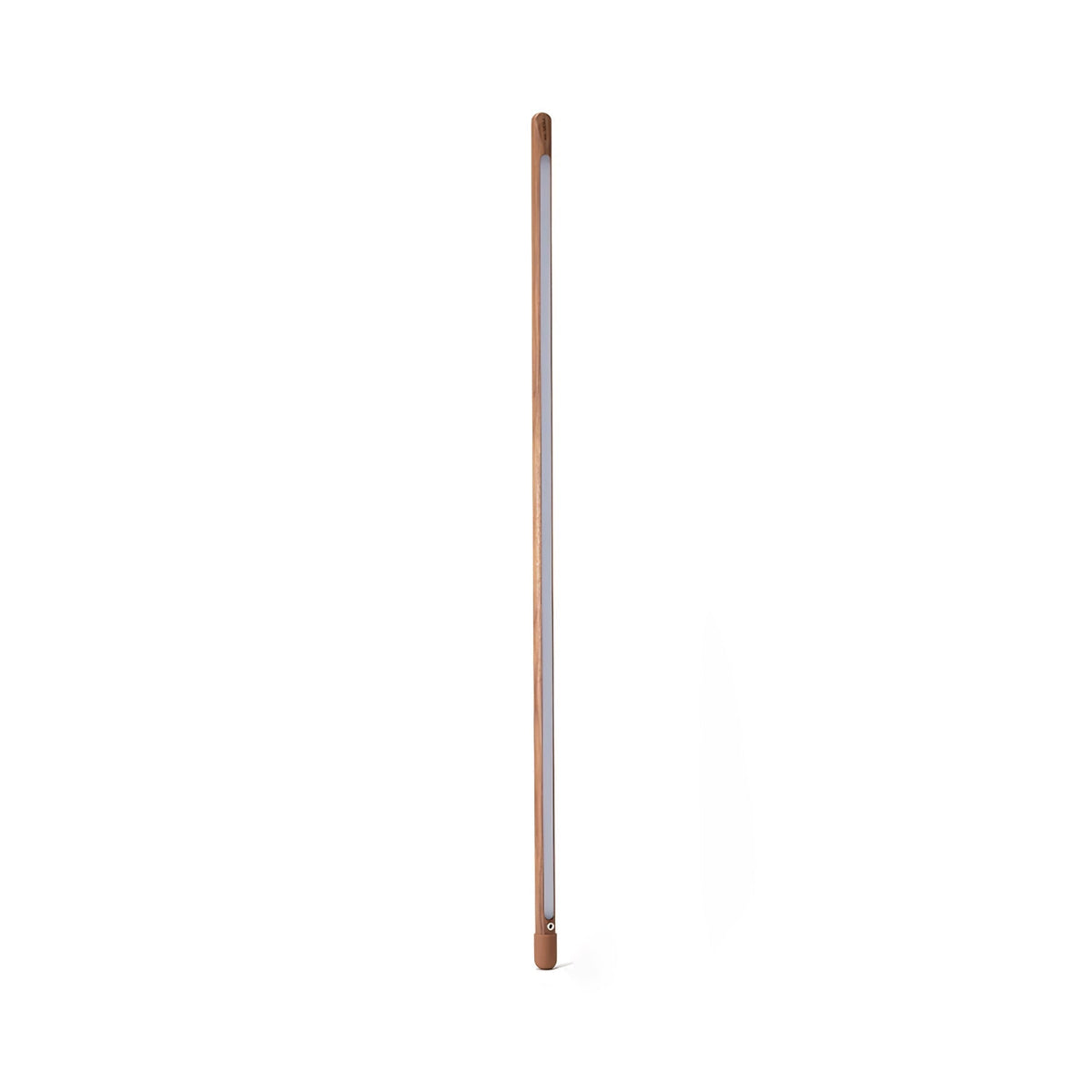 Echo lámpara de pie lineal moderna de madera