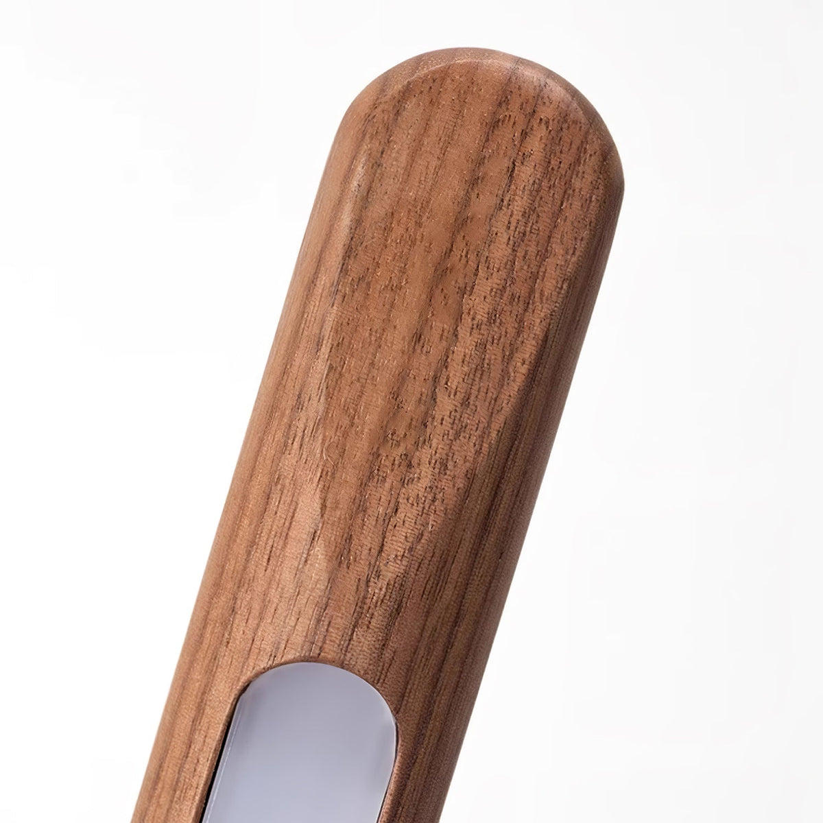 Echo lámpara de pie lineal moderna de madera
