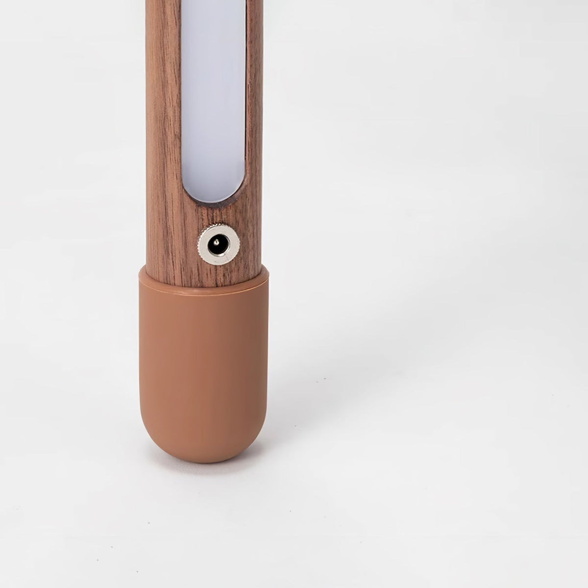 Echo lámpara de pie lineal moderna de madera