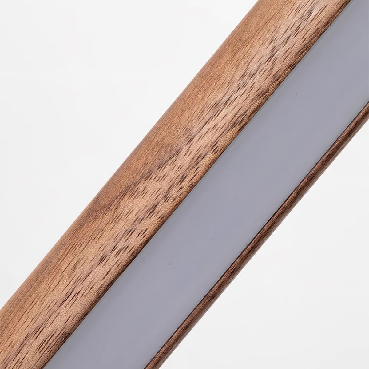 Echo lámpara de pie lineal moderna de madera