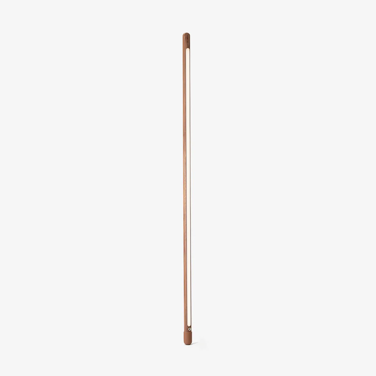 Echo lámpara de pie lineal moderna de madera