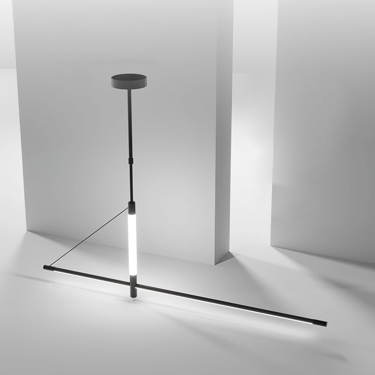Araeyra lámpara colgante moderna minimalista lineal axis