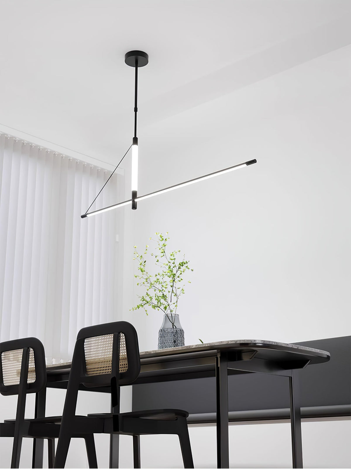 Araeyra lámpara colgante moderna minimalista lineal axis