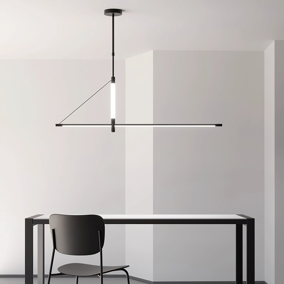 Araeyra lámpara colgante moderna minimalista lineal axis
