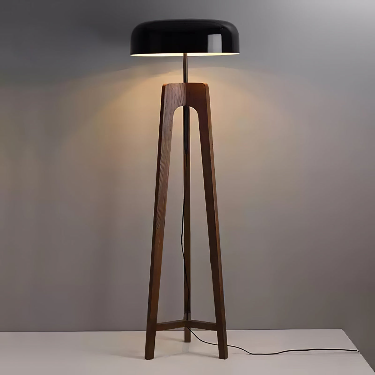Kovain lámpara de pie de madera minimalista