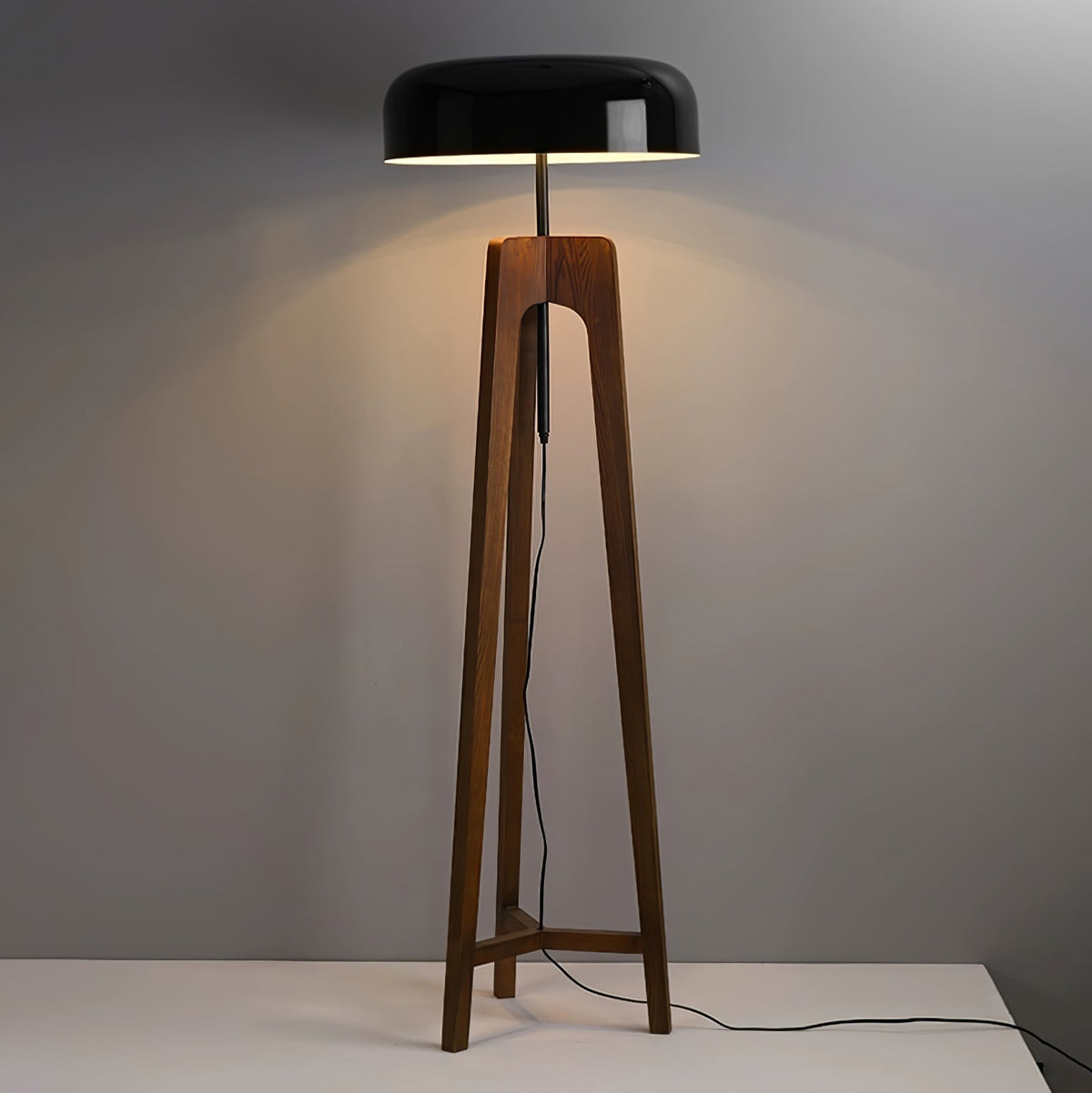 Kovain lámpara de pie de madera minimalista