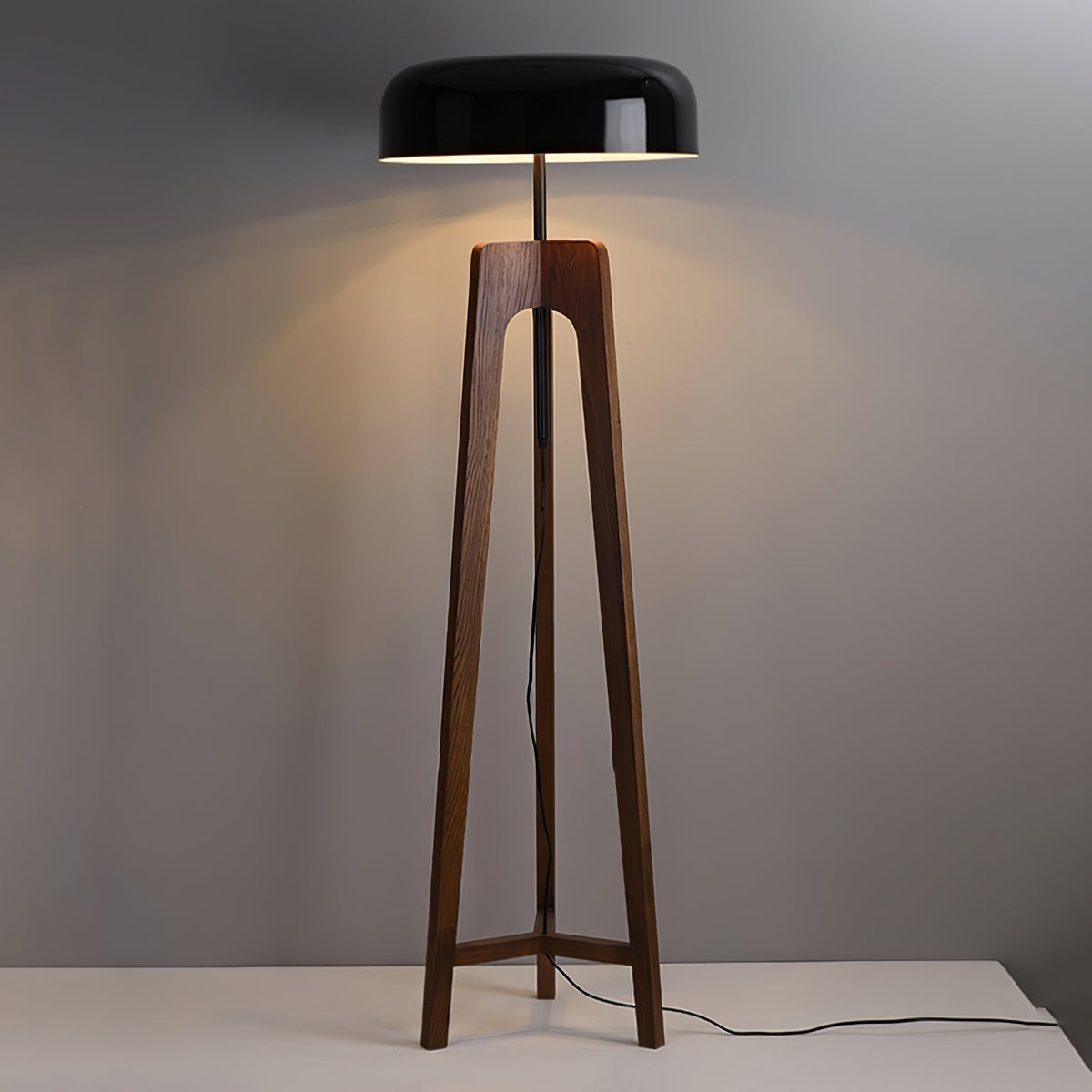 Kovain lámpara de pie de madera minimalista