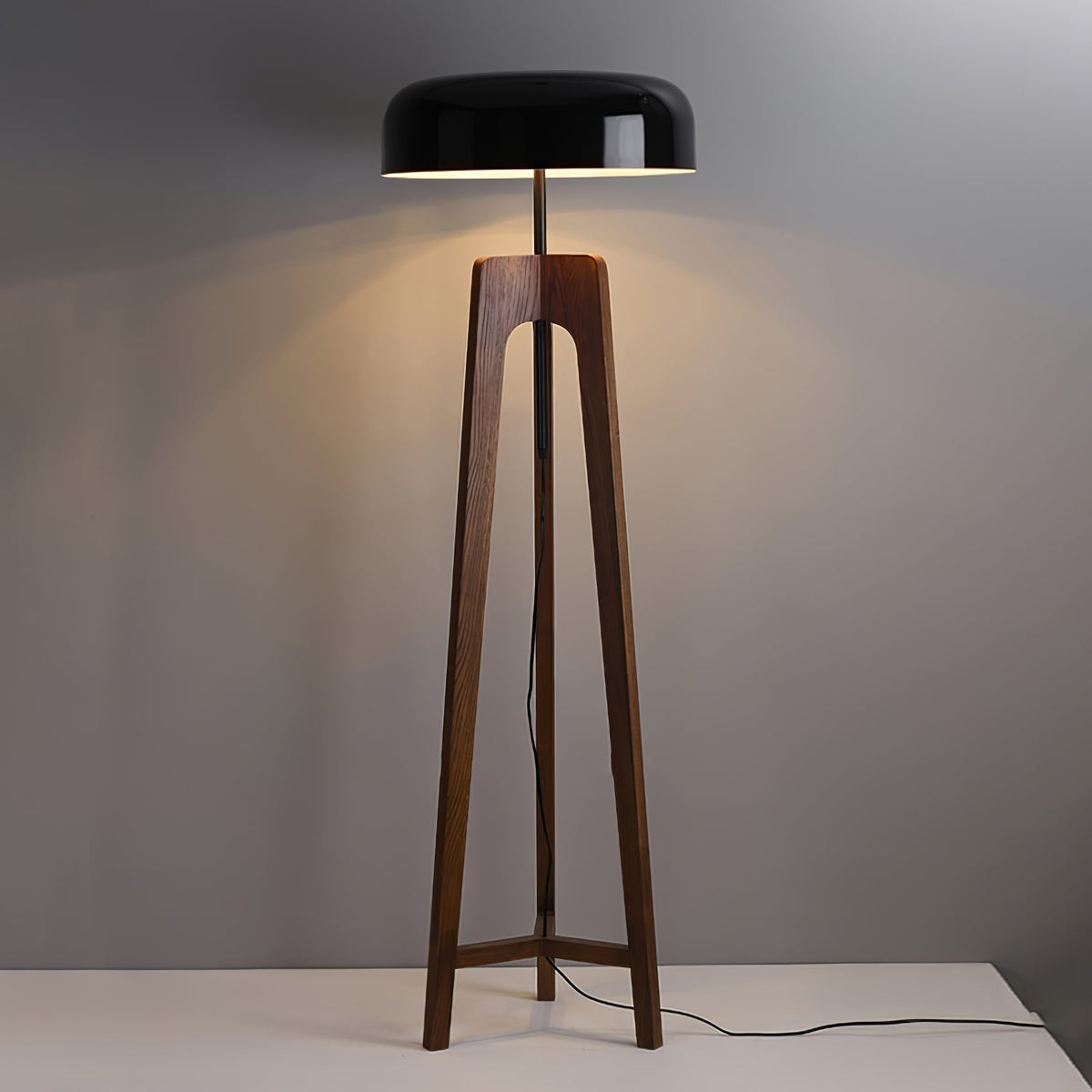 Kovain lámpara de pie de madera minimalista