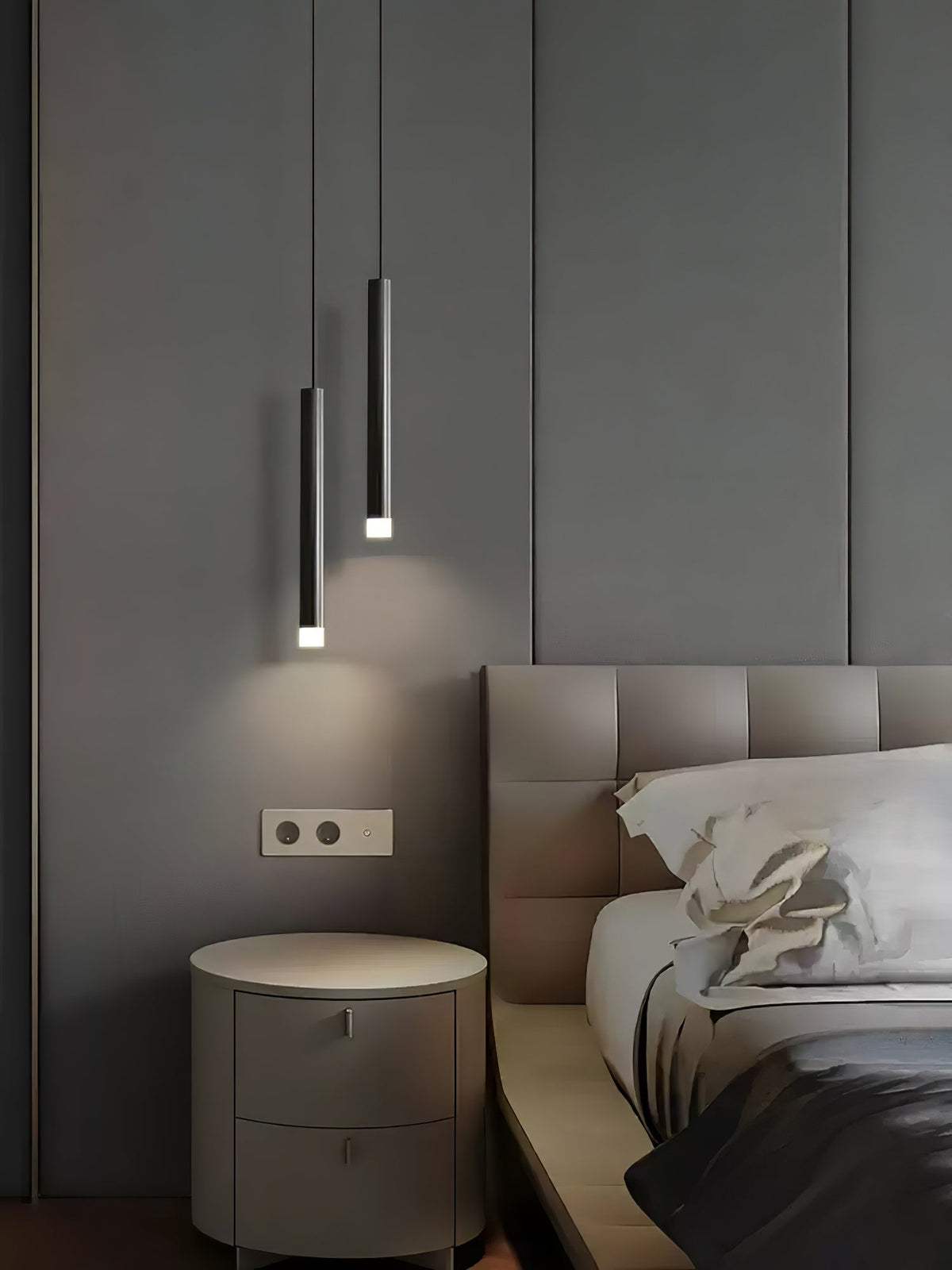 Cetheel lámpara colgante moderna minimalista de latón
