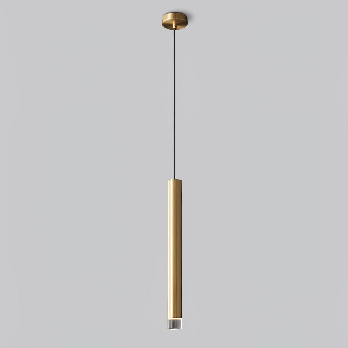 Cetheel lámpara colgante moderna minimalista de latón