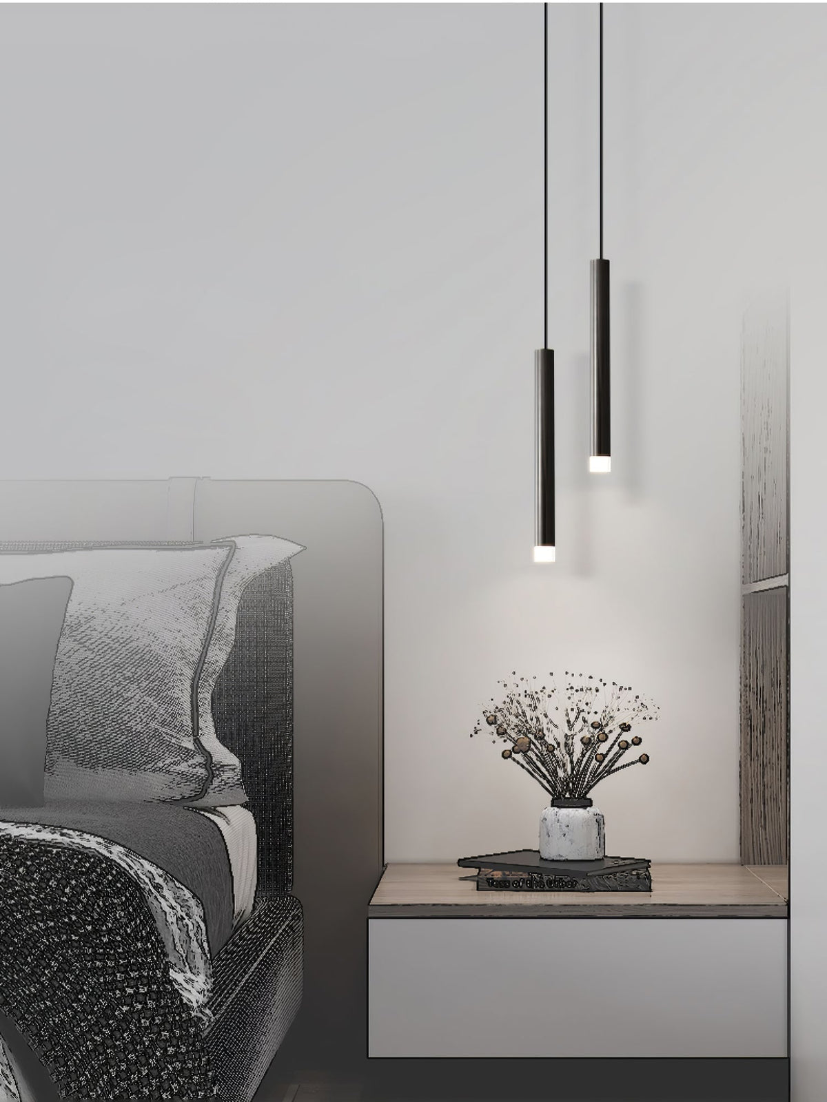 Cetheel lámpara colgante moderna minimalista de latón