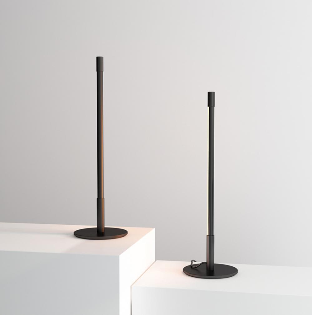 Riven lámpara de mesa minimalista