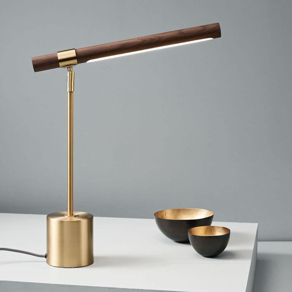 Elauine lámpara de mesa lineal minimalista