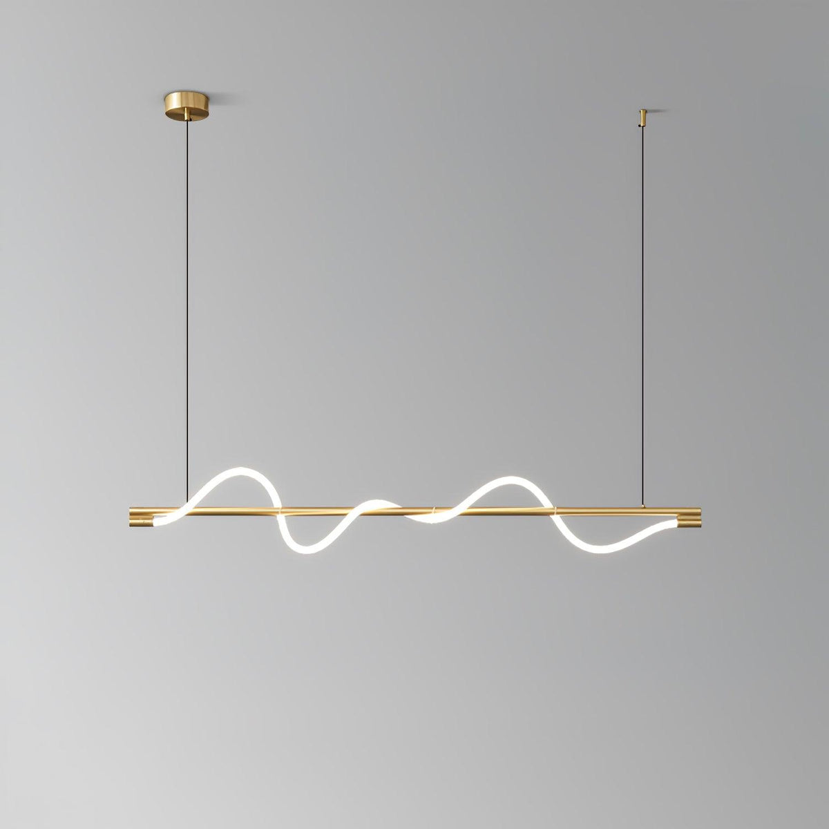 Pulse lámpara colgante minimalista de latón