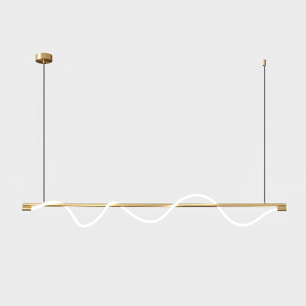 Pulse lámpara colgante minimalista de latón