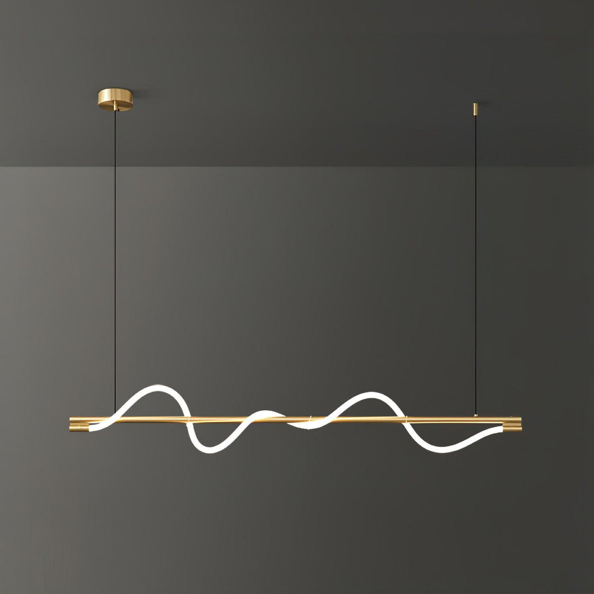 Pulse lámpara colgante minimalista de latón