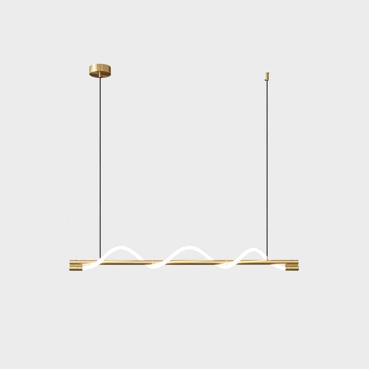 Pulse lámpara colgante minimalista de latón