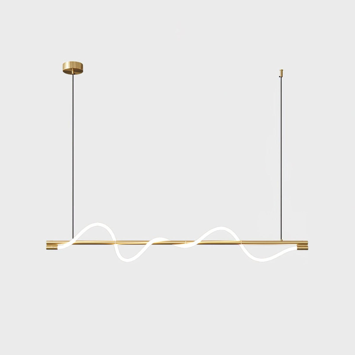 Pulse lámpara colgante minimalista de latón