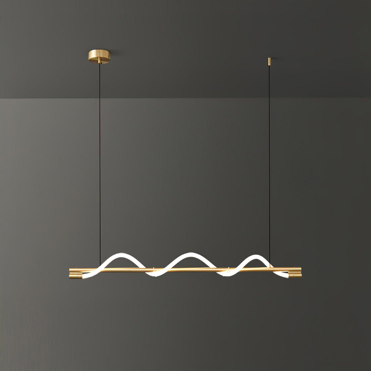 Pulse lámpara colgante minimalista de latón