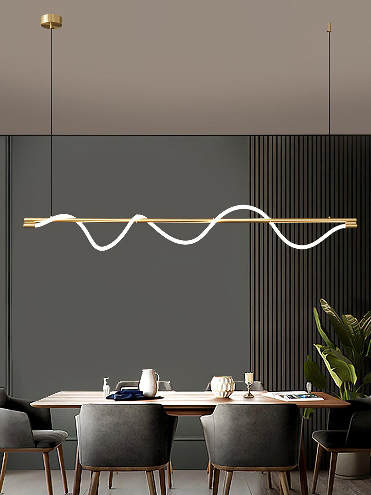 Pulse lámpara colgante minimalista de latón