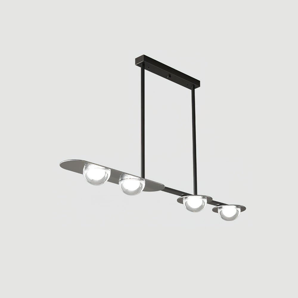 Liorerelle lámpara colgante lineal de vidrio minimalista