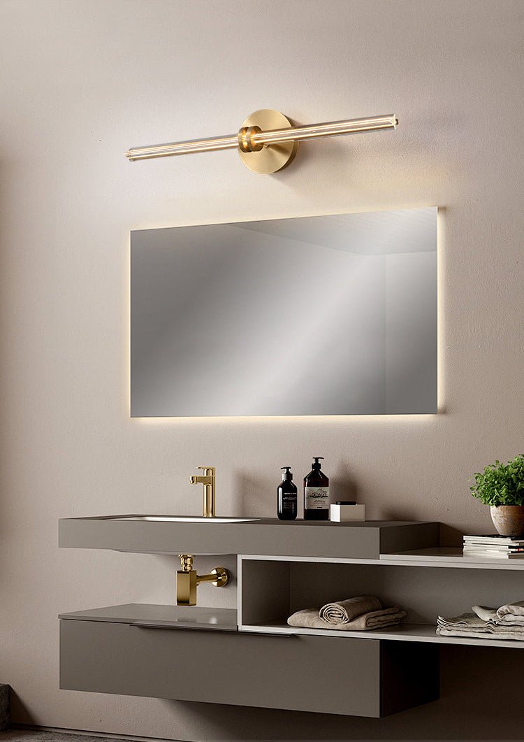 Orineraria aplique de pared lineal minimalista de metal