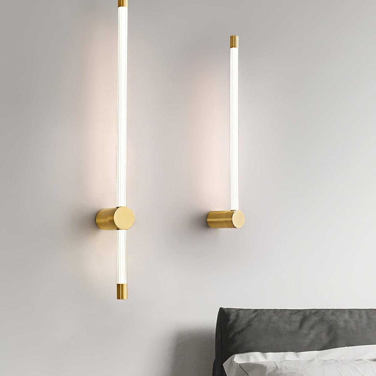 Arisha Lámpara de Pared Lineal LED Dorada