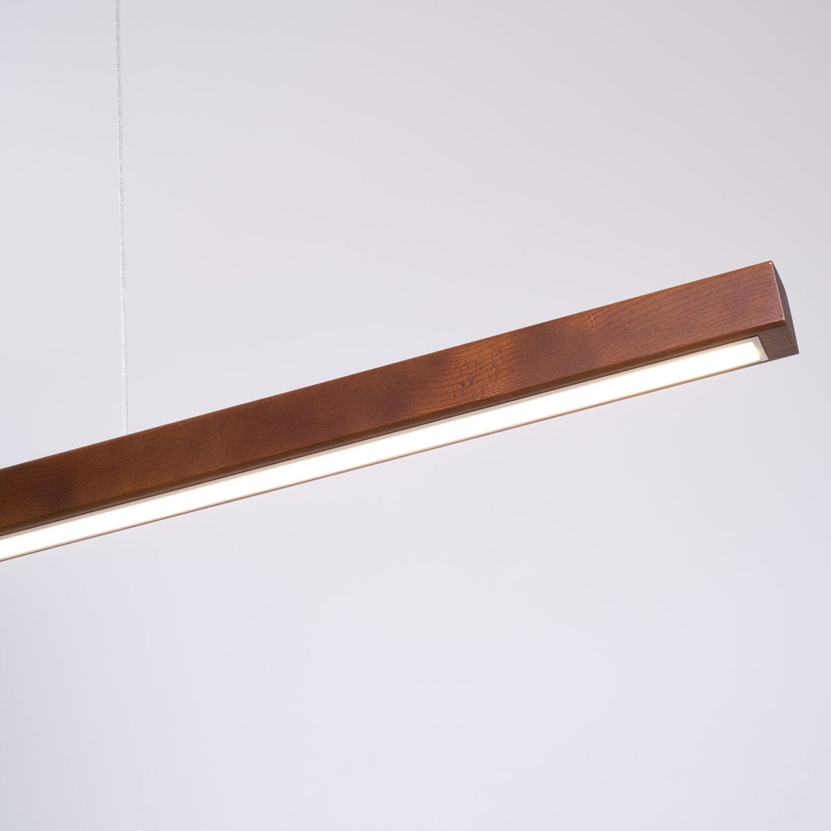 Elowen Lámpara Colgante Lineal Minimalista Madera