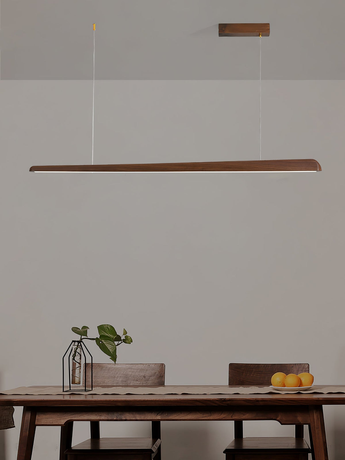 Sylanaya lámpara colgante de madera minimalista