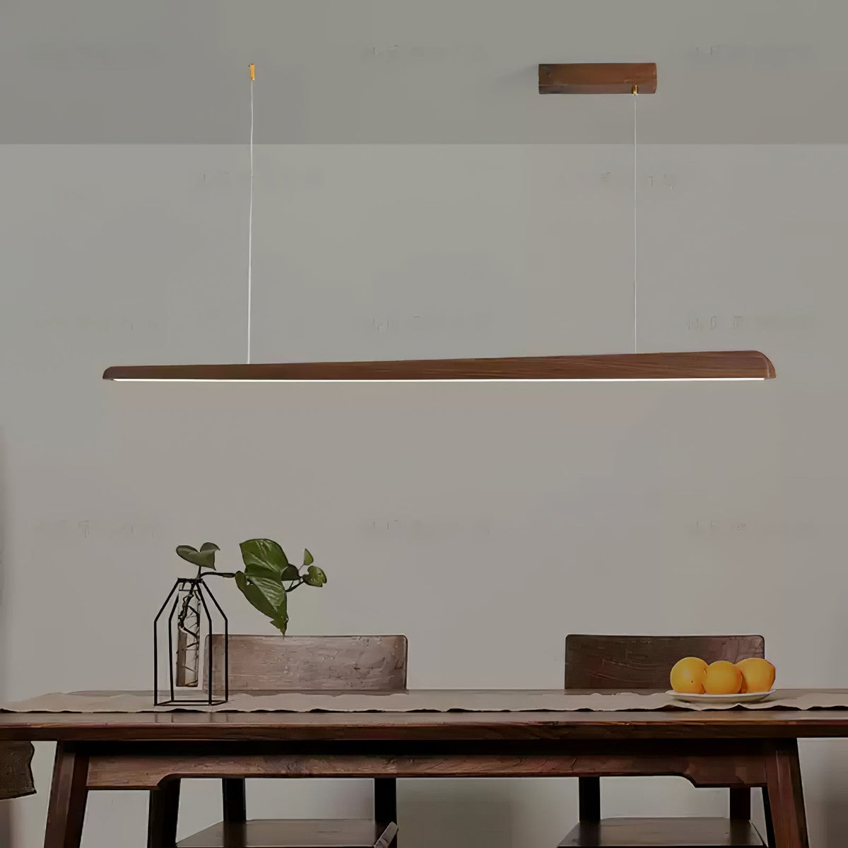 Sylanaya lámpara colgante de madera minimalista