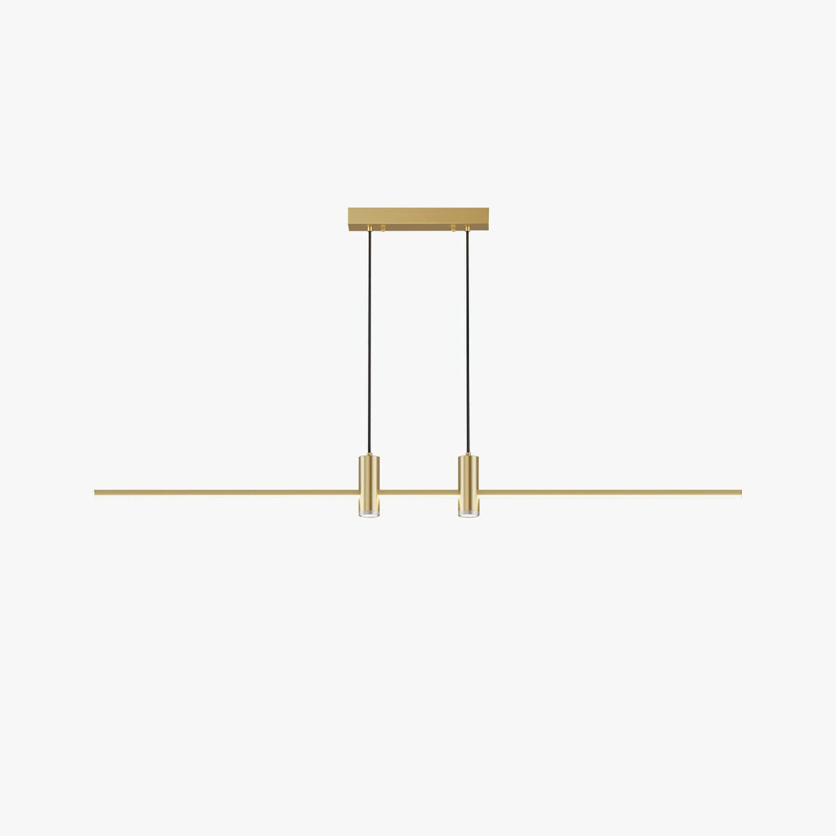 Auroaine lámpara colgante dorada minimalista para comedor