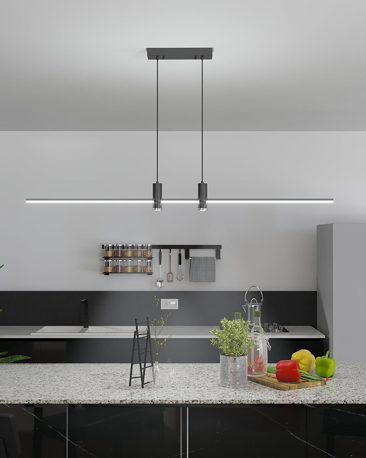 Auroaine lámpara colgante dorada minimalista para comedor