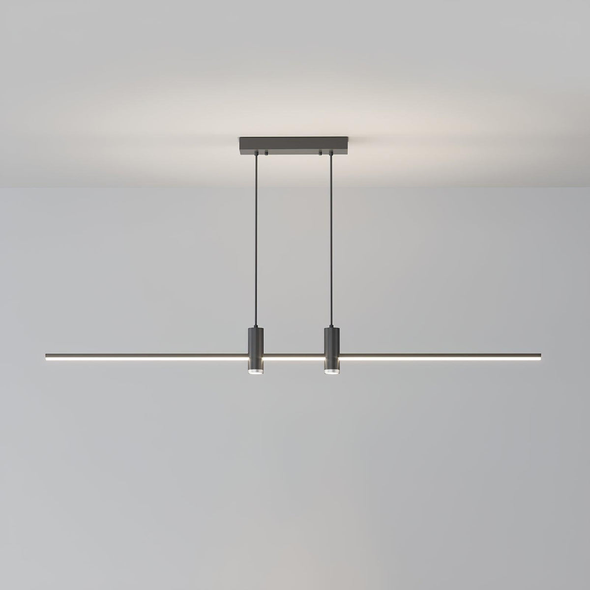 Auroaine lámpara colgante dorada minimalista para comedor