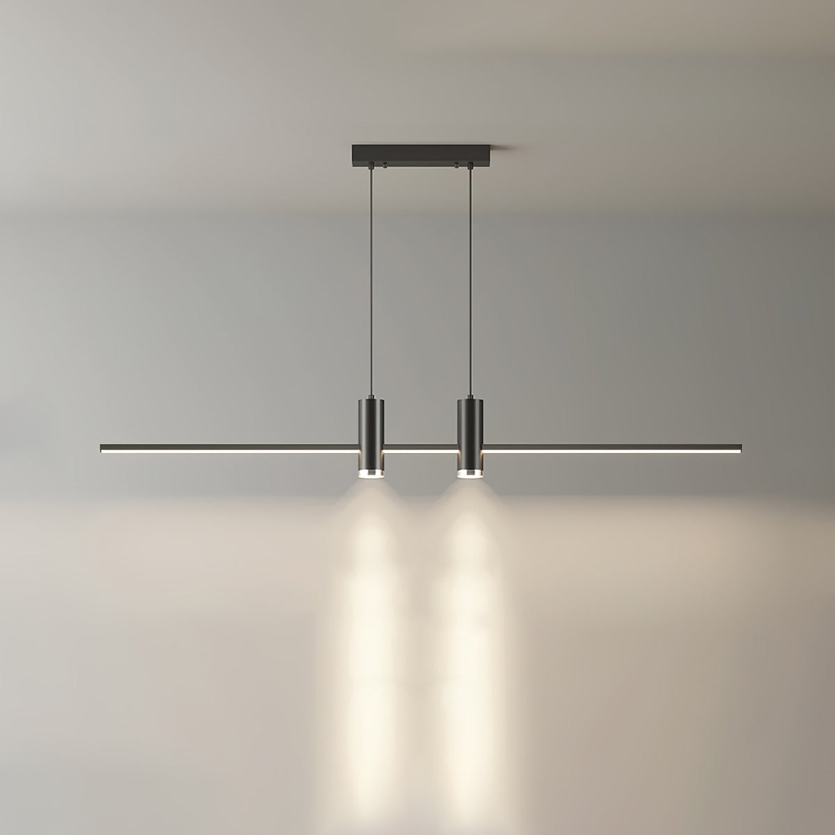 Auroaine lámpara colgante dorada minimalista para comedor