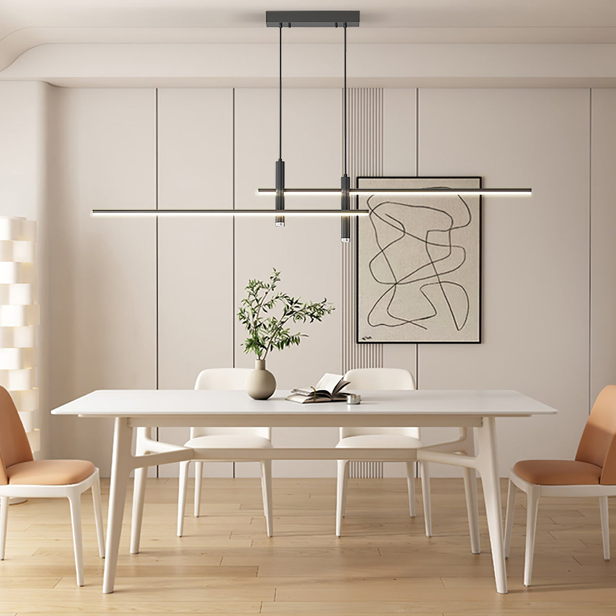 Arisha Lámpara Colgante Lineal Moderna para Comedor