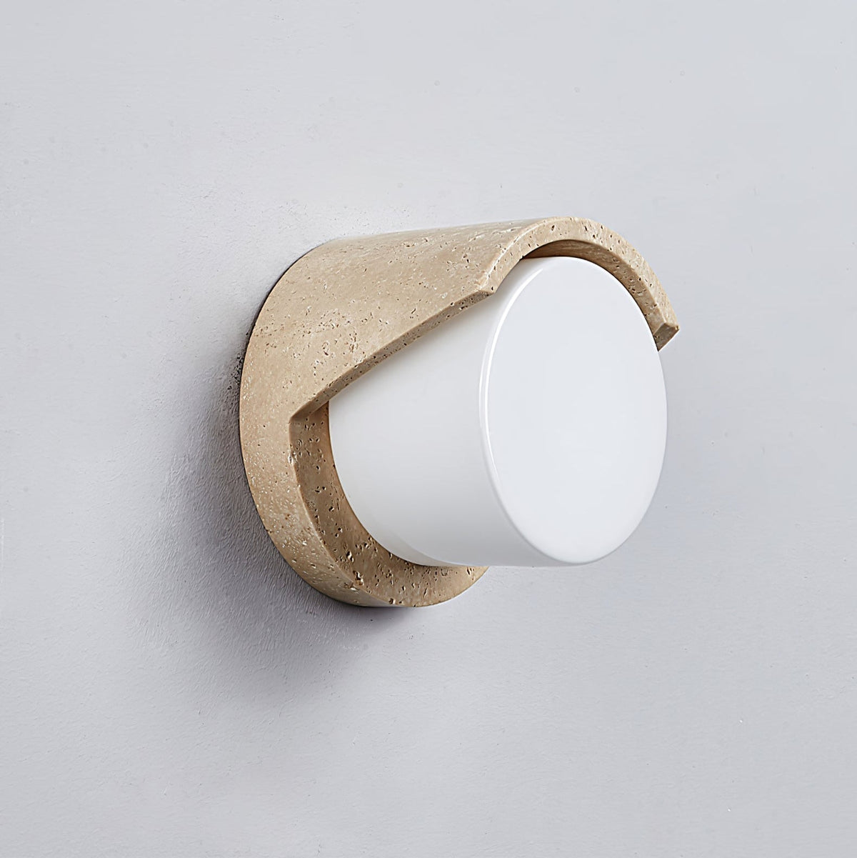 Quendis aplique de pared en travertino
