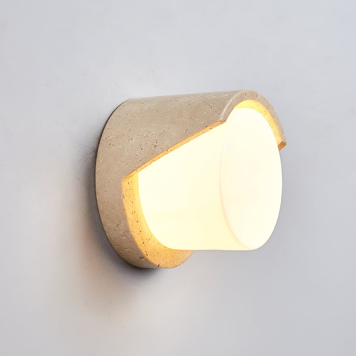 Quendis aplique de pared en travertino