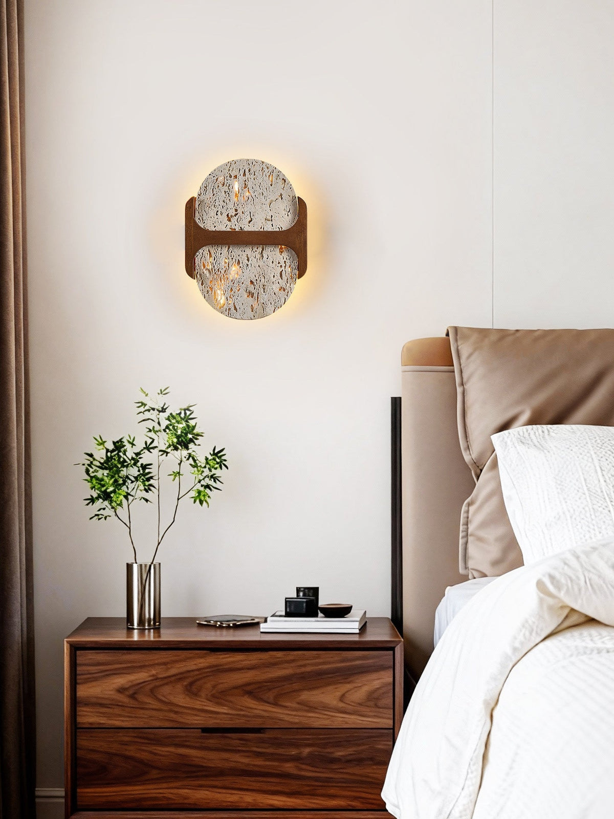 Seriaya aplique de pared travertino