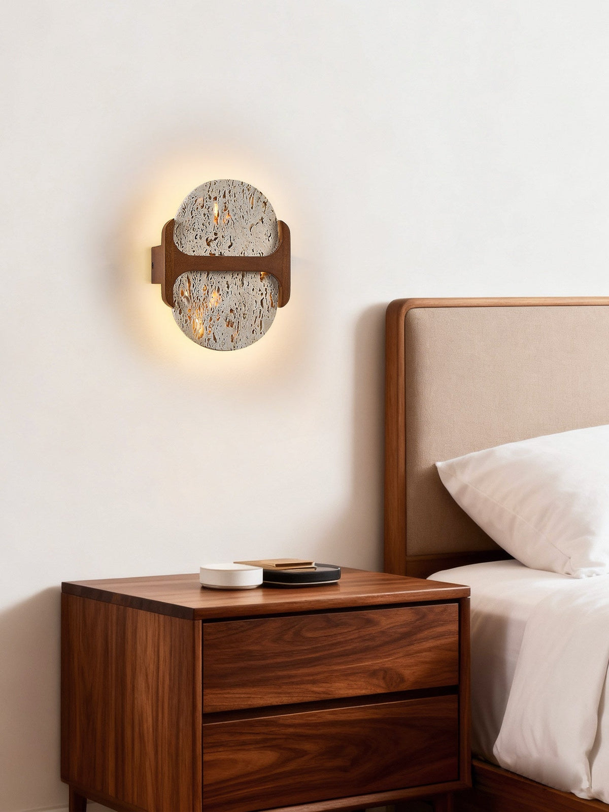 Seriaya aplique de pared travertino