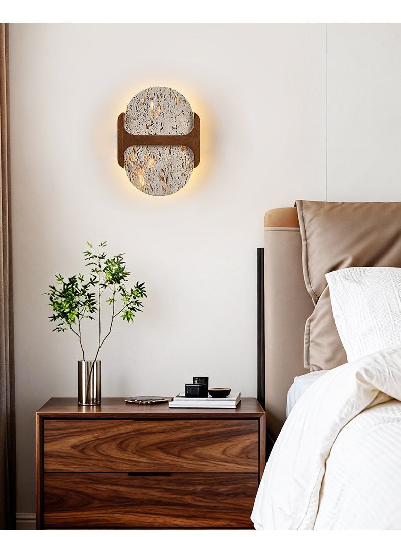 Seriaya aplique de pared travertino