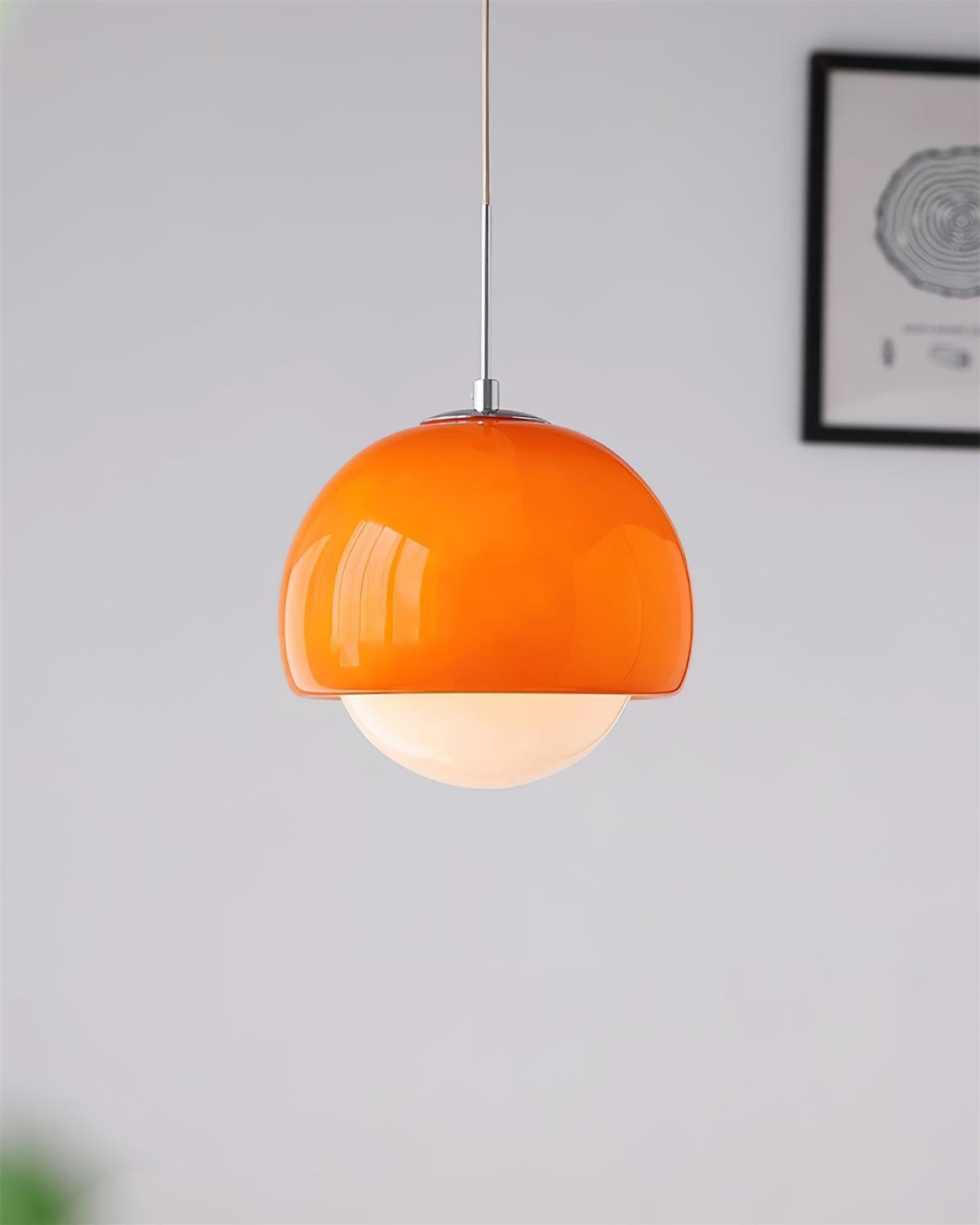 Lipko lámpara colgante de vidrio esfera moderna colorida