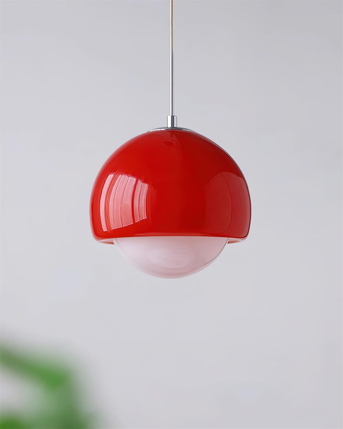 Lipko lámpara colgante de vidrio esfera moderna colorida
