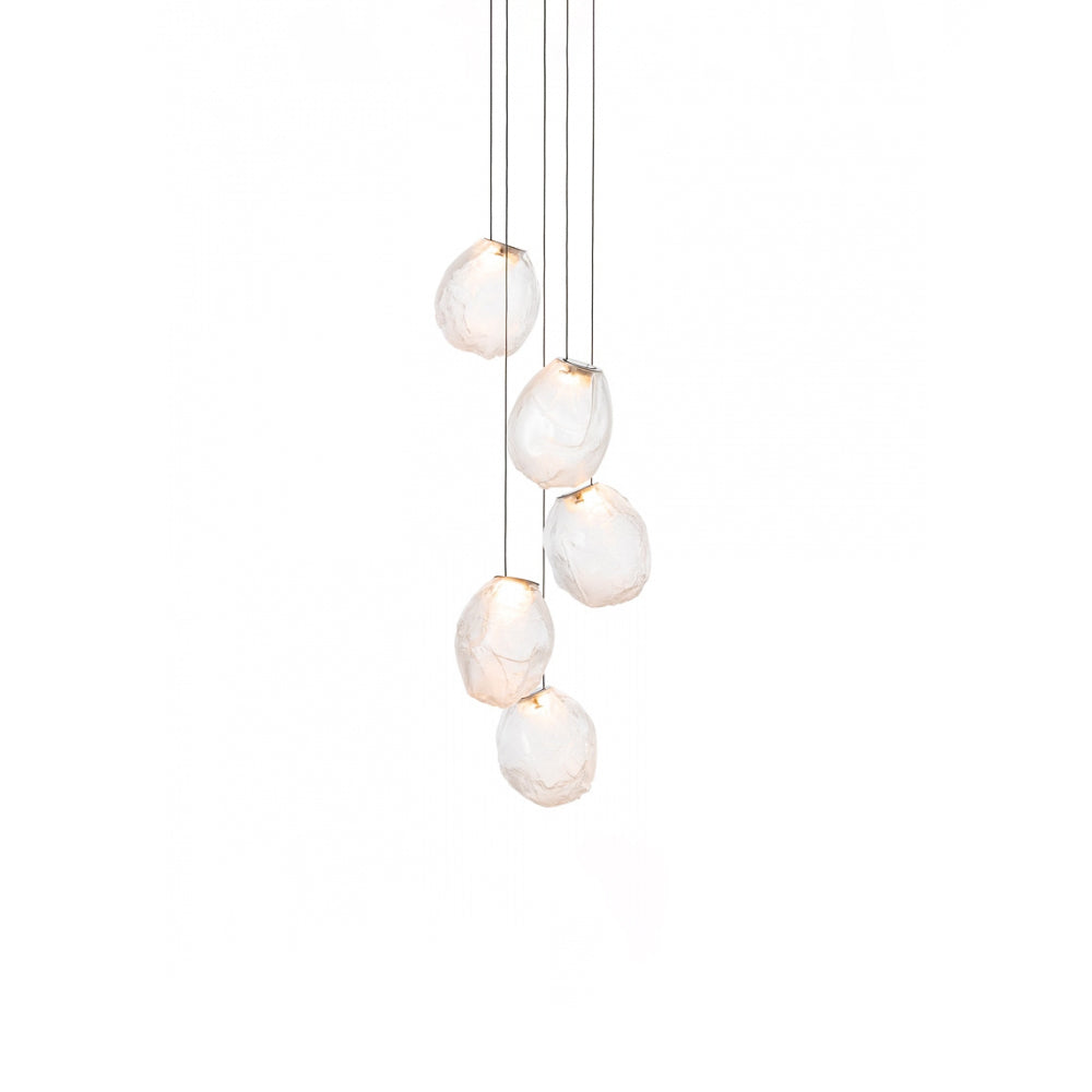Celenelle Liquid vidrio Stone lámpara colgante