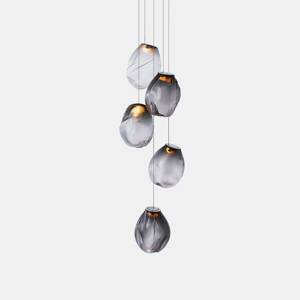 Celenelle Liquid vidrio Stone lámpara colgante