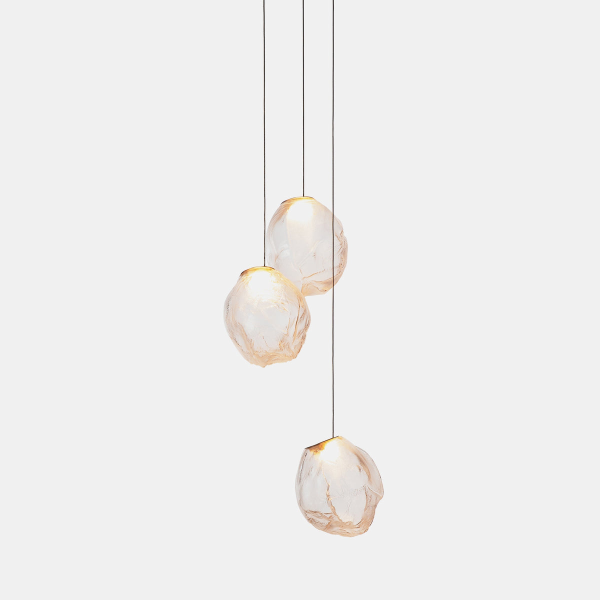 Celenelle Liquid vidrio Stone lámpara colgante