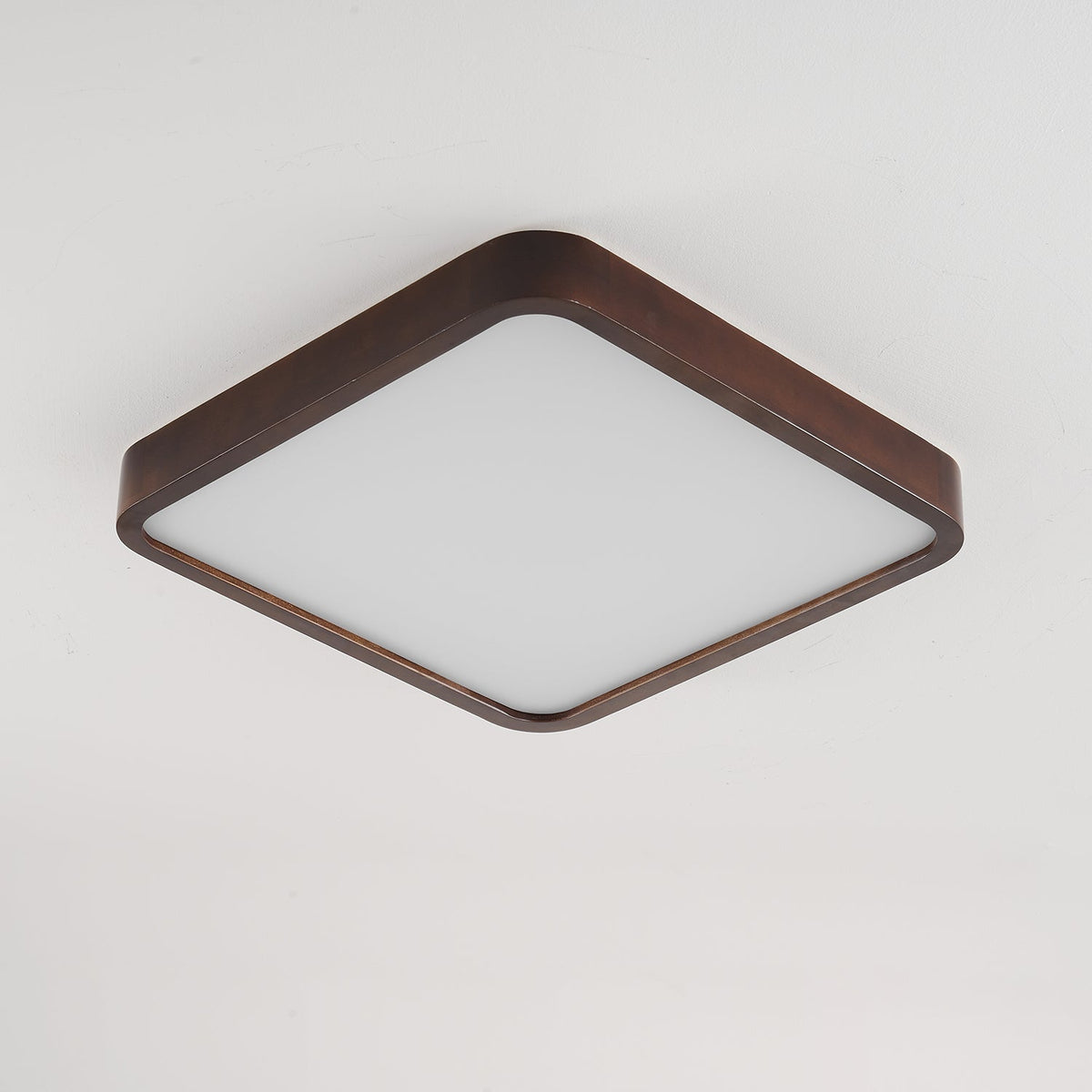 Rinirel lámpara de techo moderna minimalista rectangular de madera