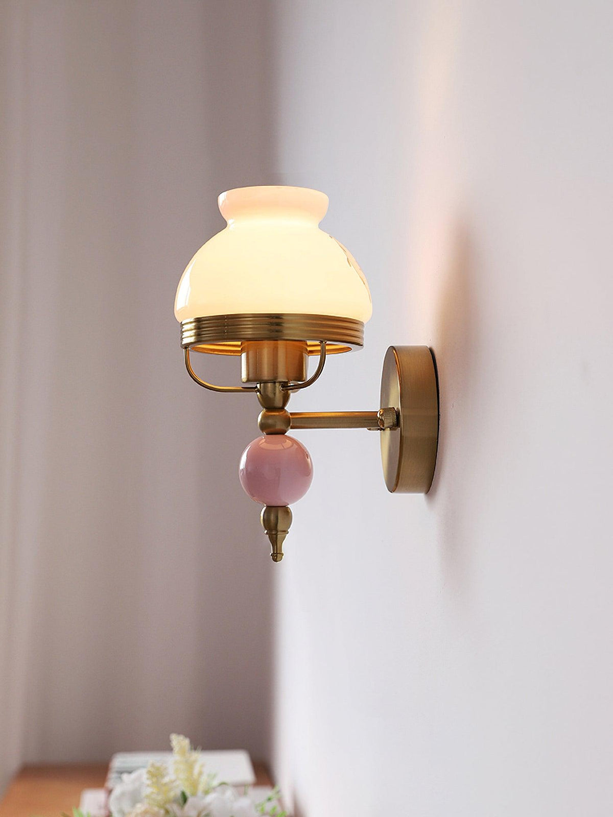 Ilaeara aplique de pared Premium elegancia de vidrio