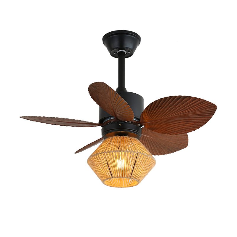 Daxon ventilador de techo con luz industrial